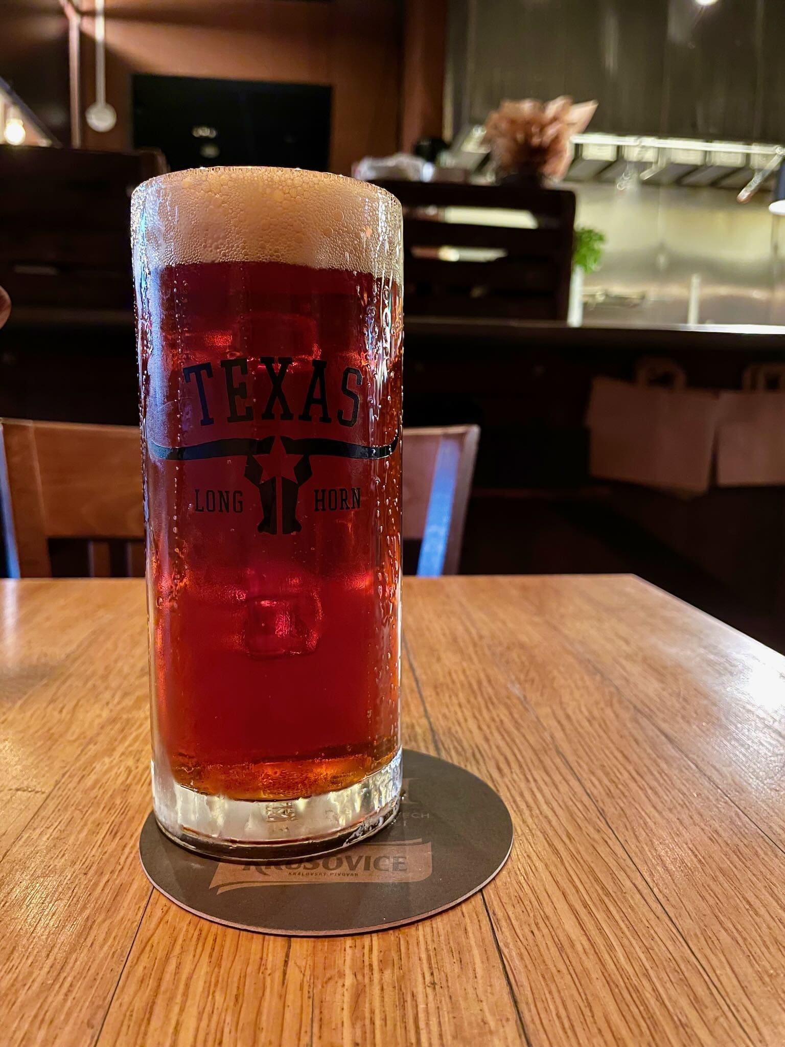 En öl på Texas Longhorn